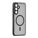 Samsung S25 FE GIGAPACK Szilikon telefonvédő ütésállóság, MagSafe, FEKETE