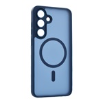 Samsung S25 FE GIGAPACK Szilikon telefonvédő ütésállóság, MagSafe, SÖTÉTKÉK