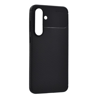 Samsung S25 FE GIGAPACK Szilikon telefonvédő ütésállóság, karbon minta, FEKETE