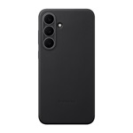 Samsung S25 FE SAMSUNG műanyag telefonvédő ECO vegán bőr hátlap FEKETE