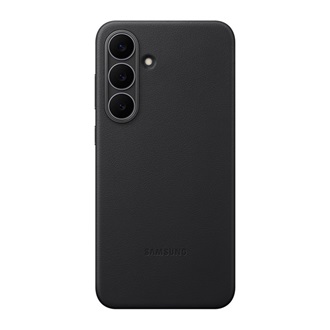 Samsung S25 FE SAMSUNG műanyag telefonvédő ECO vegán bőr hátlap FEKETE