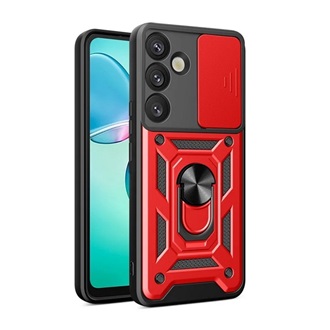 Samsung S25 GIGAPACK Defender szilikon telefonvédő ütésállóság, kameravédő, PIROS