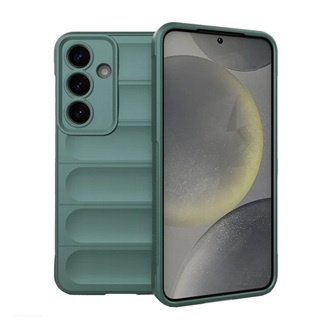 Samsung S25 GIGAPACK Szilikon telefonvédő ütésállóság, 3D, SÖTÉTZÖLD