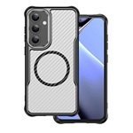 Samsung S25 GIGAPACK Szilikon telefonvédő ütésállóság, MagSafe, FEKETE