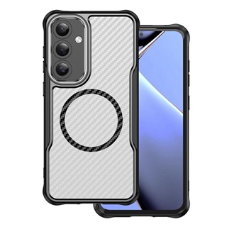 Samsung S25 GIGAPACK Szilikon telefonvédő ütésállóság, MagSafe, FEKETE