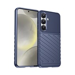 Samsung S25 GIGAPACK Szilikon telefonvédő ütésállóság, dombor minta, SÖTÉTKÉK