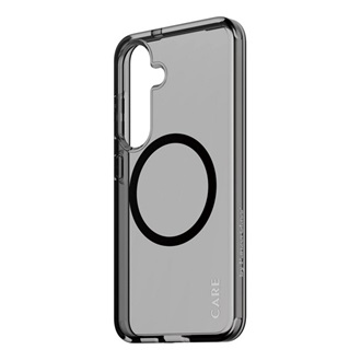 Samsung S25 PANZERGLASS CARE FLAGSHIP URBAN COMBAT SMOKEY CASE szilikon telefonvédő ütésállóság, wireless, FEKETE