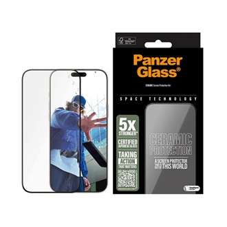 Samsung S25 PANZERGLASS CERAMIC képernyővédő üveg 3D, 9H, ÁTLÁTSZÓ
