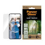 Samsung S25 PANZERGLASS ECO MATRIX képernyővédő üveg flexibilis, karcálló + segédkeret, ÁTLÁTSZÓ