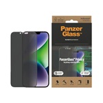 Samsung S25 PANZERGLASS PRIVACY ULTRA-WIDE FIT képernyővédő üveg 3D, betekintés védelem + segédkeret, FEKETE