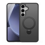 Samsung S25 Plus DUX DUCIS YIND szilikon telefonvédő ütésállóság, kitámasztó, FEKETE