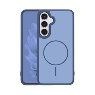 Samsung S25 Plus GIGAPACK Szilikon telefonvédő műanyag hátlap, MagSafe, SÖTÉTKÉK