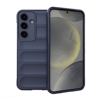 Samsung S25 Plus GIGAPACK Szilikon telefonvédő ütésállóság, 3D, SÖTÉTKÉK