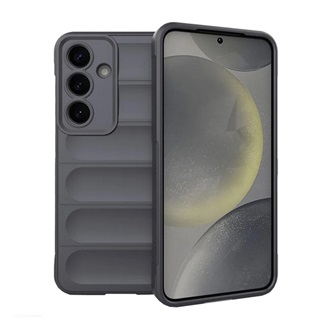 Samsung S25 Plus GIGAPACK Szilikon telefonvédő ütésállóság, 3D, SÖTÉTSZÜRKE
