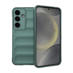 Samsung S25 Plus GIGAPACK Szilikon telefonvédő ütésállóság, 3D, SÖTÉTZÖLD