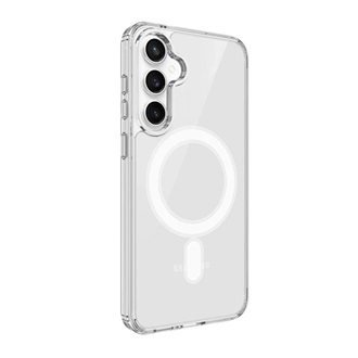 Samsung S25 Plus GIGAPACK Szilikon telefonvédő ütésállóság, MagSafe, ÁTLÁTSZÓ