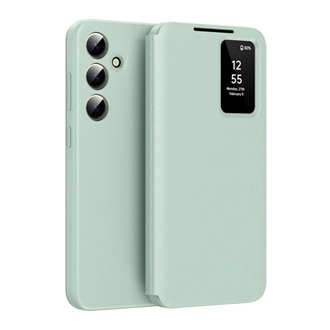 Samsung S25 Plus GIGAPACK Tok álló aktív FLIP, Smart View Cover, VILÁGOSZÖLD