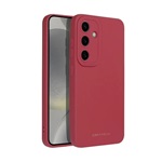 Samsung S25 Plus ROAR LUNA szilikon telefonvédő ultravékony, wireless, BORDÓ