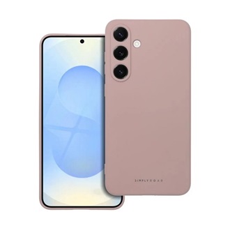 Samsung S25 Plus ROAR SPACE szilikon telefonvédő matt, prémium, RÓZSASZÍN