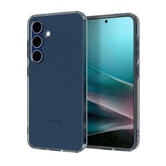 Samsung S25 Plus SPIGEN LIQUID CRYSTAL szilikon telefonvédő ütésállóság, légpárnás sarok, SÖTÉTSZÜRKE