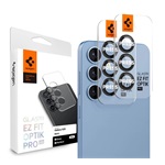 Samsung S25 Plus SPIGEN OPTIK PRO HD kameravédő üveg 2db 9H, csak lencse, FEKETE