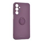 Samsung S25 ROAR AMBER szilikon telefonvédő tartógyűrű, kameravédő, LILA
