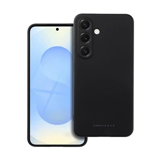 Samsung S25 ROAR SPACE szilikon telefonvédő matt, prémium, FEKETE