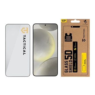 Samsung S25 / S24 TACTICAL GLASS SHIELD 5D képernyővédő üveg 5D, 9H, FEKETE
