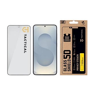 Samsung S25 / S24 TACTICAL GLASS SHIELD PRIVACY STEALTH 5D képernyővédő üveg 5D, betekintés védelem, FEKETE