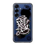 Samsung S25 SAMSUNG műanyag telefonvédő ütésállóság, cserélhető átlátszó + kártyazseb hátlap, FEKETE