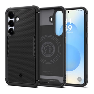 Samsung S25 SPIGEN CORE ARMOR MAG szilikon telefonvédő ütésállóság, MagSafe, FEKETE