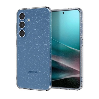 Samsung S25 SPIGEN LIQUID CRYSTAL GLITTER szilikon telefonvédő ütésállóság, csillámporos, ÁTLÁTSZÓ