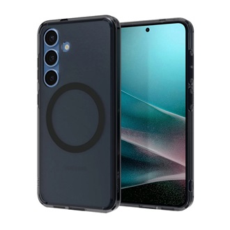 Samsung S25 SPIGEN ULTRA HYBRID MAG műanyag telefonvédő ütésállóság, MagSafe, FEKETE