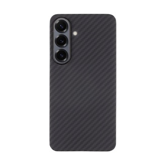 Samsung S25 TACTICAL MAGFORCE ARAMID szilikon telefonvédő ultravékony, karbon minta, FEKETE