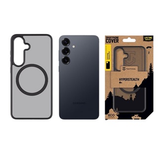 Samsung S25 TACTICAL MAGFORCE HYPERSTEALTH szilikon telefonvédő ütésállóság, MagSafe, FEKETE
