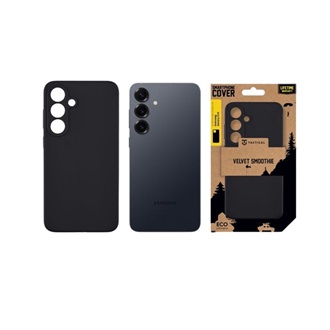 Samsung S25 TACTICAL VELVET SMOOTHIE szilikon telefonvédő ütésállóság, matt, FEKETE