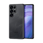 Samsung S25 Ultra DUX DUCIS AIMO szilikon telefonvédő ütésállóság, hullám, FEKETE