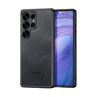 Samsung S25 Ultra DUX DUCIS AIMO szilikon telefonvédő ütésállóság, hullám, FEKETE