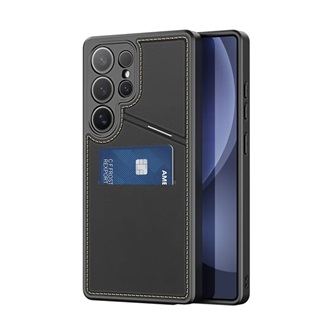 Samsung S25 Ultra DUX DUCIS RAFI II MAG szilikon telefonvédő kitámasztó, MagSafe, FEKETE