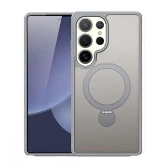 Samsung S25 Ultra DUX DUCIS YIND szilikon telefonvédő ütésállóság, kitámasztó, ÁTLÁTSZÓ