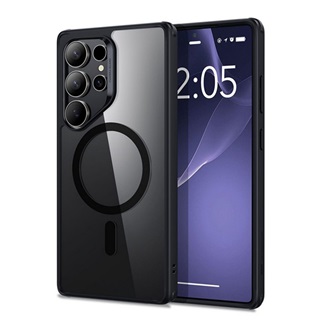 Samsung S25 Ultra ESR CH HALOLOCK szilikon telefonvédő ütésállóság, MagSafe, FEKETE