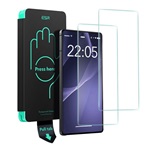 Samsung S25 Ultra ESR képernyővédő üveg 2db 2.5D, 9H + segédkeret, ÁTLÁTSZÓ