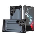 Samsung S25 Ultra GIGAPACK Defender szilikon telefonvédő ütésállóság, fémhatás, SÖTÉTKÉK