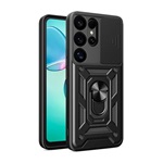 Samsung S25 Ultra GIGAPACK Defender szilikon telefonvédő ütésállóság, kameravédő, FEKETE