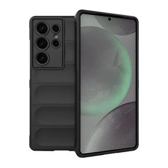 Samsung S25 Ultra GIGAPACK Szilikon telefonvédő ütésállóság, 3D, FEKETE