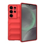 Samsung S25 Ultra GIGAPACK Szilikon telefonvédő ütésállóság, 3D, PIROS