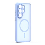 Samsung S25 Ultra GIGAPACK Szilikon telefonvédő ütésállóság, MagSafe, VILÁGOSKÉK