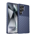 Samsung S25 Ultra GIGAPACK Szilikon telefonvédő ütésállóság, dombor minta, SÖTÉTKÉK