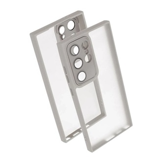 Samsung S25 Ultra GIGAPACK Szilikon telefonvédő ütésállóság, kameravédő, VILÁGOSSZÜRKE