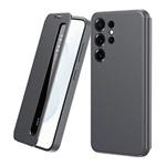 Samsung S25 Ultra GIGAPACK Tok álló aktív FLIP, Smart View Window, SÖTÉTSZÜRKE